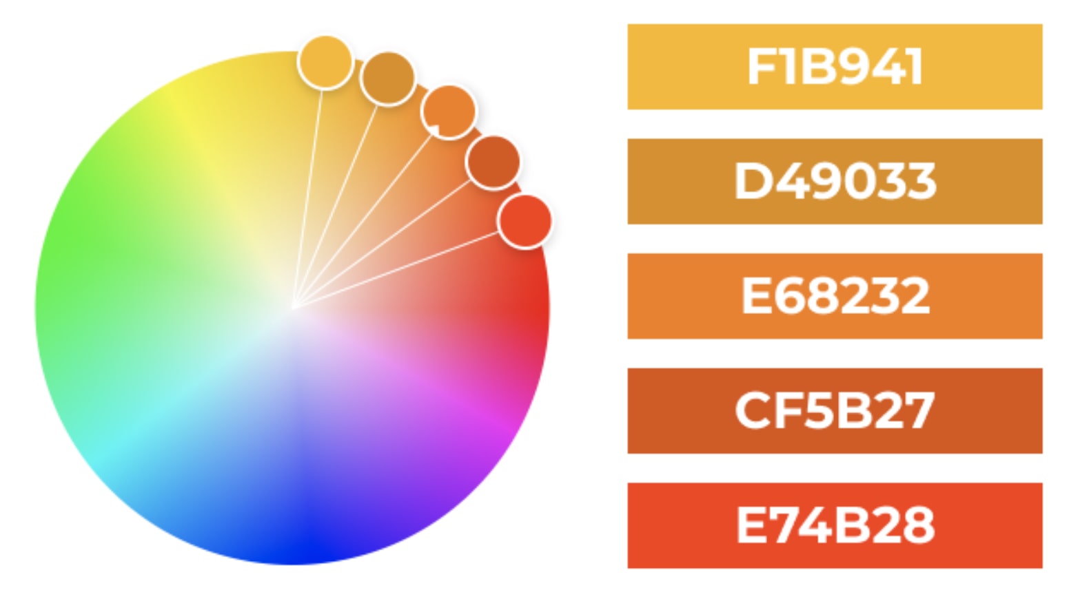 Analogous Colour Palette
